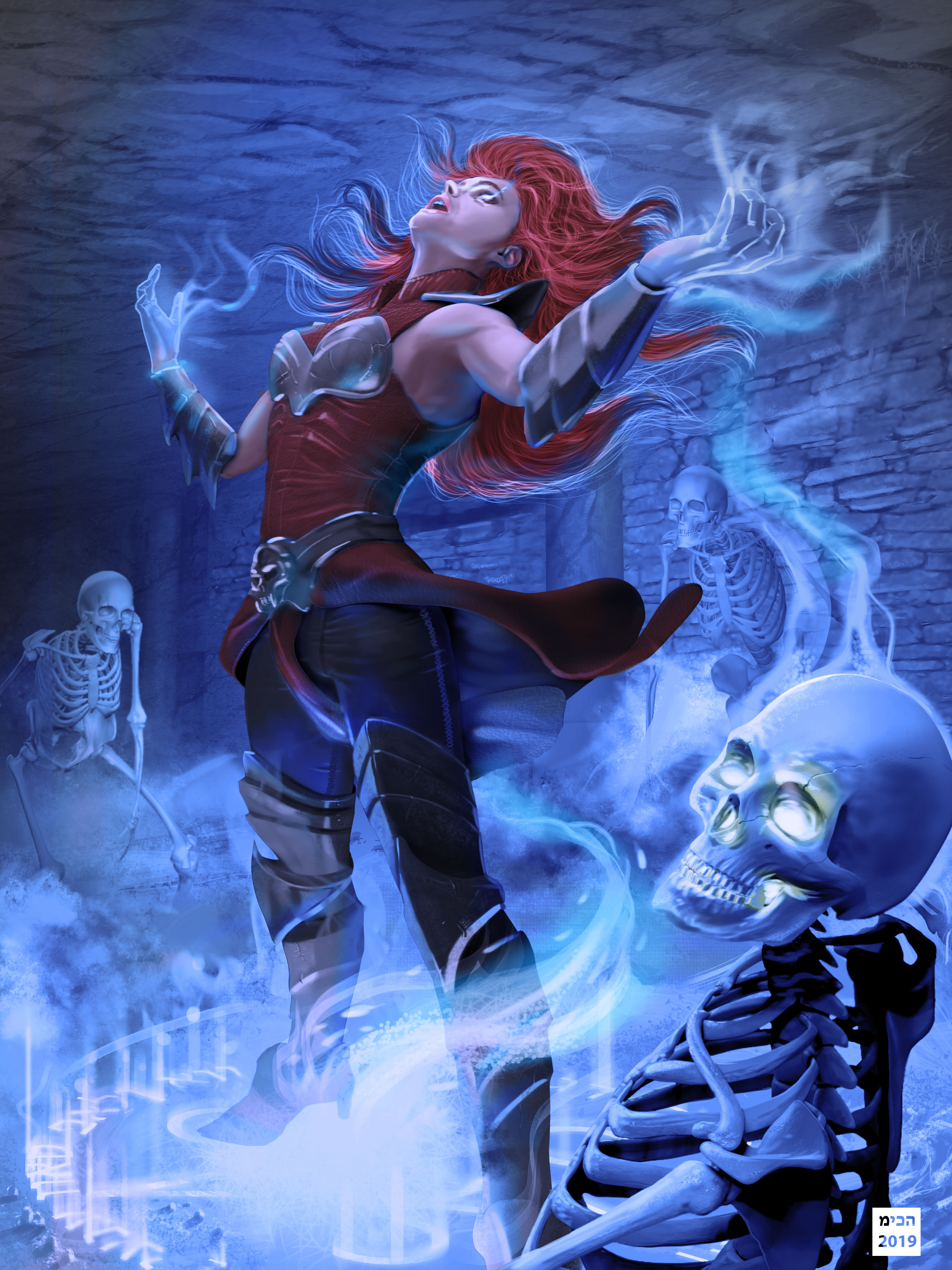 Necromante: Ilustração Para Card Games